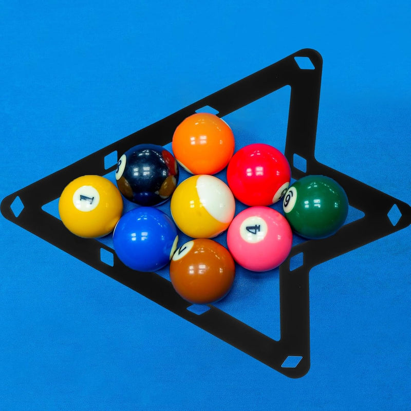Laden Sie das Bild in Galerie -Viewer, Biljart Magic Rack 2 stuks voor 8 9 en 10 ball – ballenrek sjablonen – biljart accessoires
