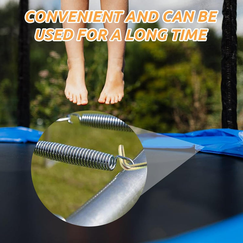 Laad afbeelding in Galerijviewer, Trampoline veertrekkers 2 stuks met antislip handschoenen – T-haak veerspanner – trampoline gereedschap
