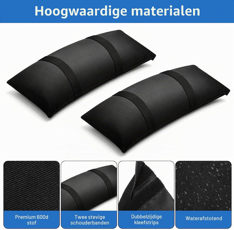 Carica immagine in Galleria Viewer, Verzwaringszakken 2 stuks 70 x 25 cm vulbaar tot 20 kg – zandzakken – outdoor gewichten
