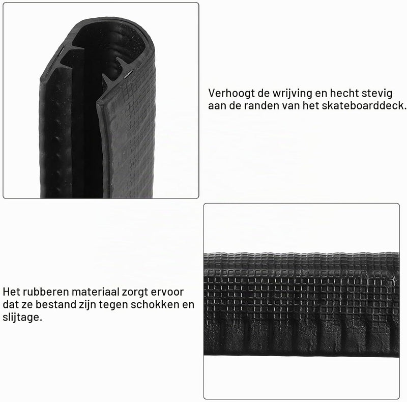 Chargez l'image dans la visionneuse de la galerie, Skateboard deck guards protector 8,7 inch (2 stuks) - Randbescherming voor skateboards - Deck randbeschemer gear
