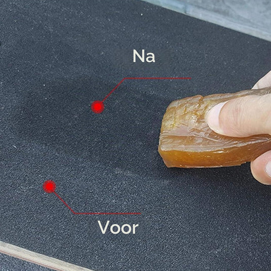 Skateboard griptape reiniger van rubber 7,5 x 4 cm voor verwijderen van vuil en voetafdrukken – gripgum – skateonderhoud