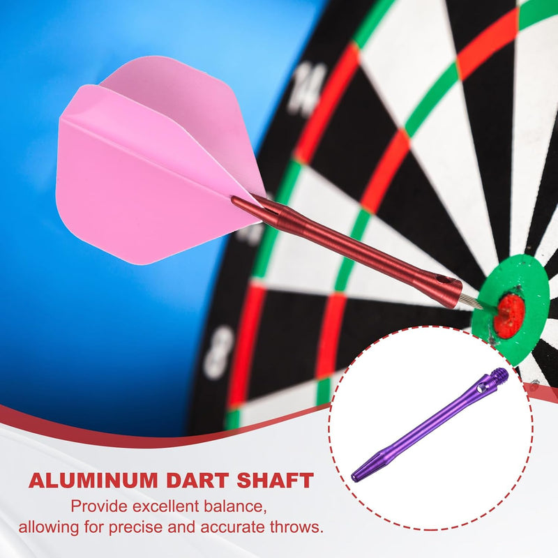 Laden Sie das Bild in Galerie -Viewer, Dartschachten 4 stuks 45 mm van aluminium geel met 2BA schroefdraad – dart shafts – dart accessoires
