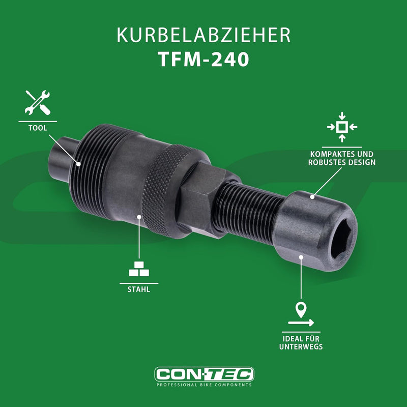 Laad afbeelding in Galerijviewer, CONTEC Gereedschap cranktrekker, zwart, eenheidsmaat
