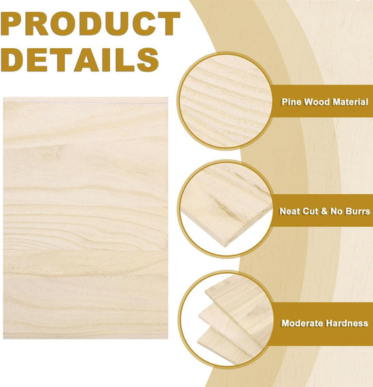 Karate breekplanken 10 stuks 30 x 20,5 cm van hout – taekwondo breaking boards – vechtsport training en demonstraties