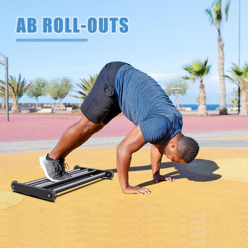 Laad afbeelding in Galerijviewer, Hamstring roller met V-vormige voetsteun en soepele wielen – glute trainer – core trainer
