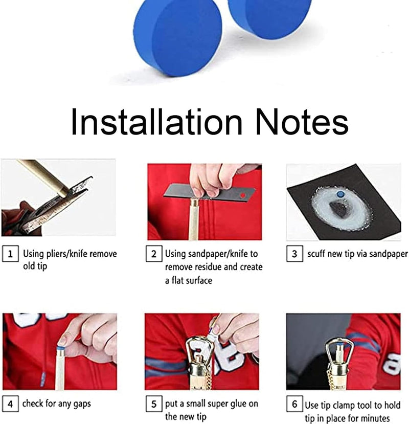 Laden Sie das Bild in Galerie -Viewer, 20x Biljartkeu Tips 13 mm – Leren Keu Punten met Opbergdoos – Voor Biljart &amp; Snooker
