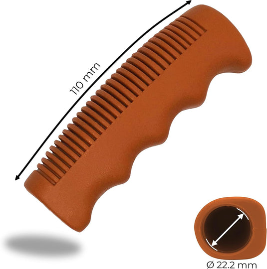 Retro fietshandvatten set 22 mm rubber