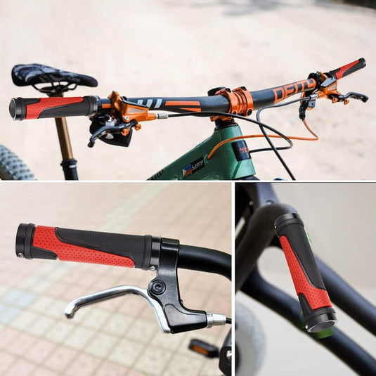 Fietshandvatten set 22 mm zwart antislip