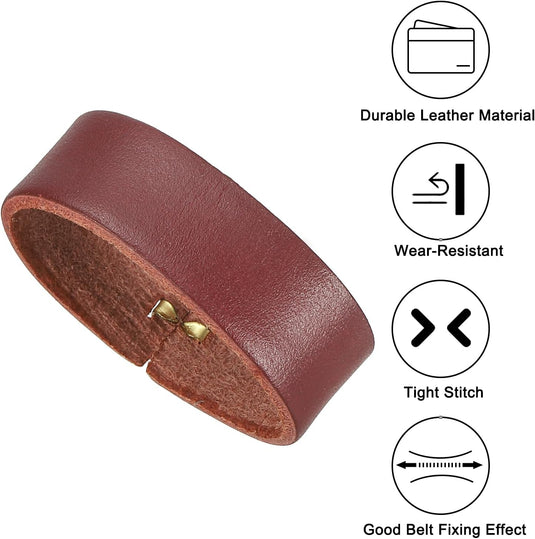 Leren riemlussen 2 stuks voor riemen 38-40 mm – riemhouders – vervangende keeper loops