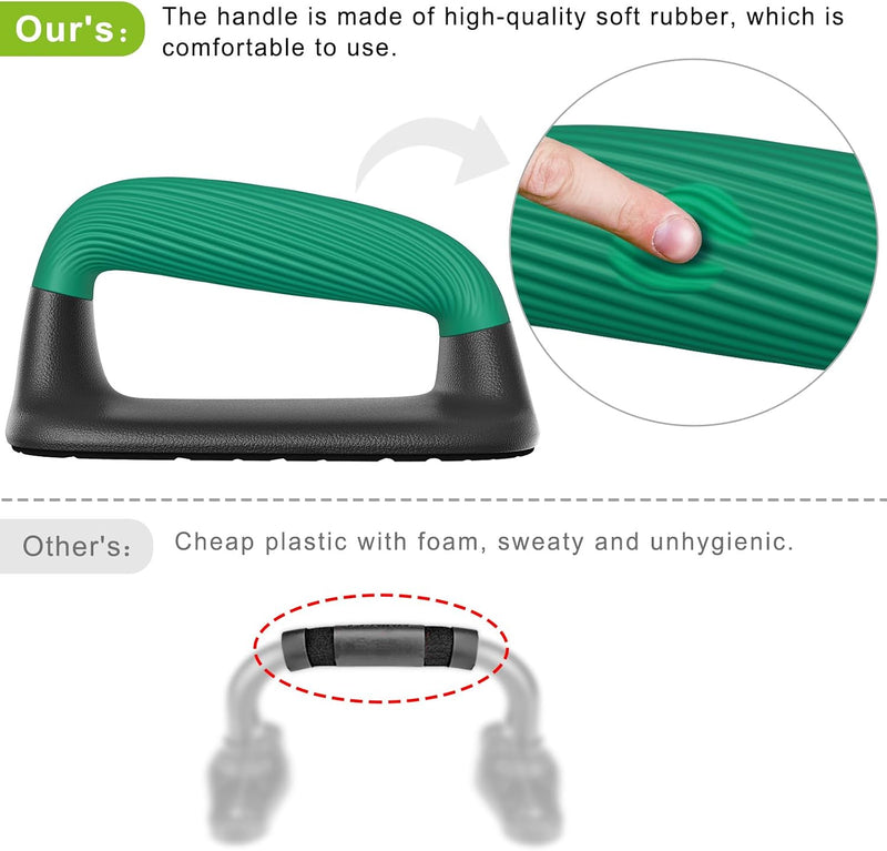 Laad afbeelding in Galerijviewer, Push-up bars met ergonomische handgrepen en antislip basis – opdruksteunen – krachttraining
