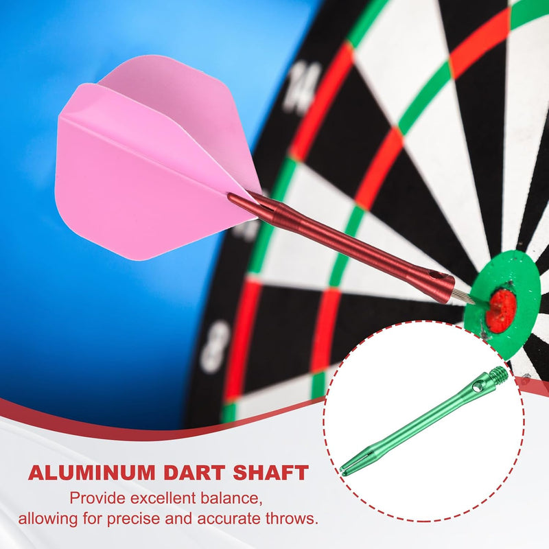 Laden Sie das Bild in Galerie -Viewer, Dartschachten 4 stuks 45 mm van aluminium geel met 2BA schroefdraad – dart shafts – dart accessoires
