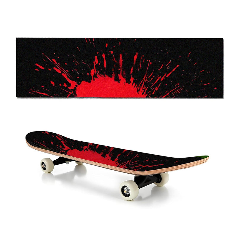 Laden Sie das Bild in Galerie -Viewer, Skateboard griptape 83 x 24 cm waterbestendig rood – antislip grip tape – longboard accessoires

