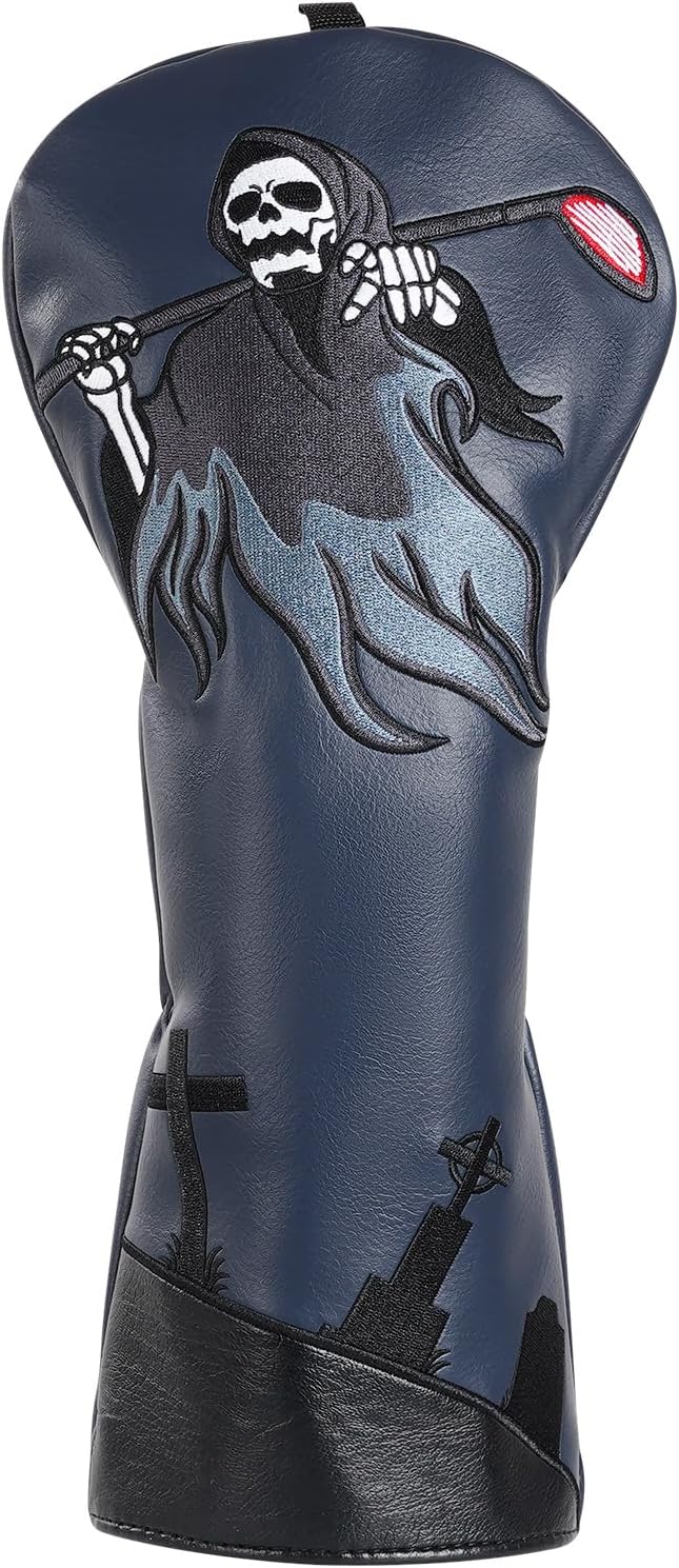 Load image into Gallery viewer, Golfclub beschermhoes van kunstleer met camouflage borduurwerk voor drivers tot 460cc – golfclubhoes – driverbescherming
