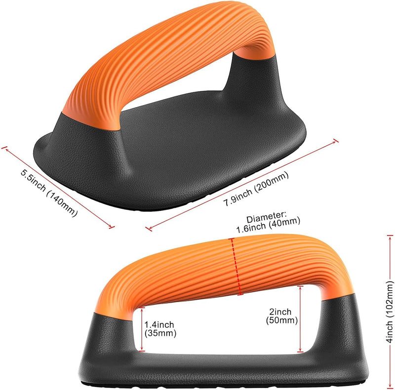 Laad afbeelding in Galerijviewer, Push-up bars met ergonomische handgrepen en antislip basis – opdruksteunen – krachttraining

