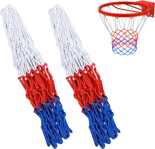 Yolev 2 Heavy Duty Basketbalnet Nylon Basketbalnet voor Schoolpleinen voor Outdoor Binnensporten