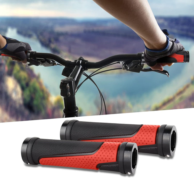 Load image into Gallery viewer, Fietshandvatten set 22 mm zwart antislip
