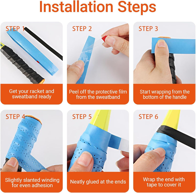 Load image into Gallery viewer, Tennis gripband set 5 stuks zwart
