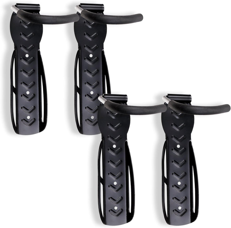Load image into Gallery viewer, Schramm 4 stuks fietshouders, zwart, wandhouders voor 4 fietsen, fietsstandaard
