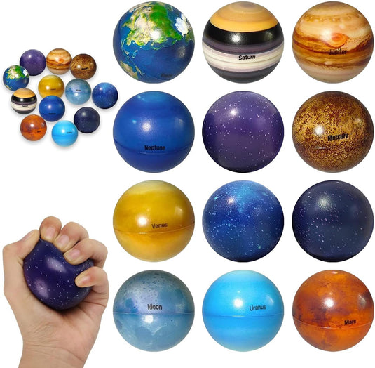 Mini schuimballen 12 stuks zachte sportballen van PU – stressballen – speelballen
