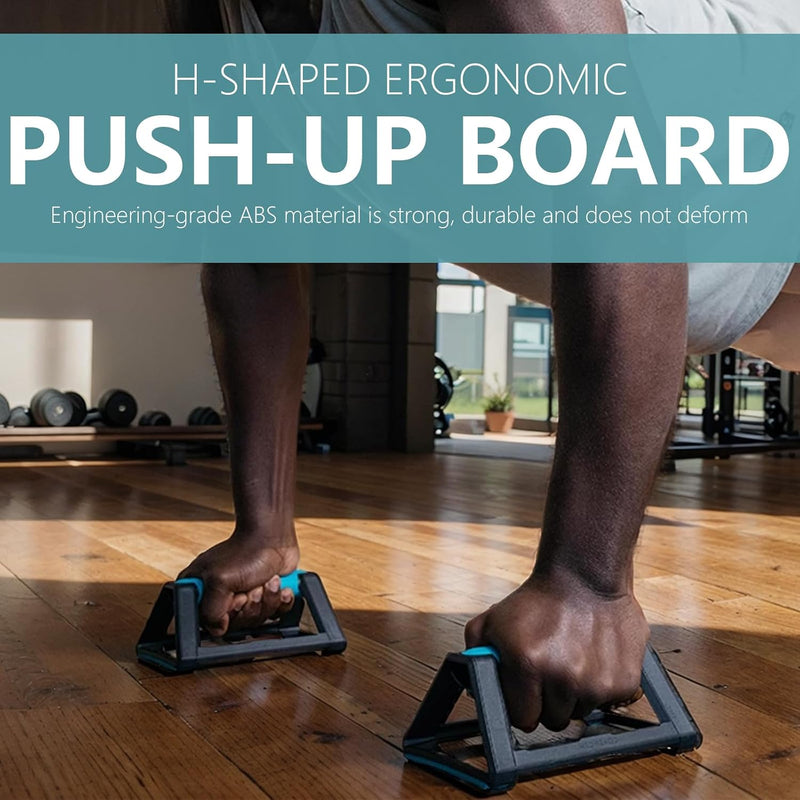 Laad afbeelding in Galerijviewer, Push-up bars 2 stuks met siliconen handgrepen en antislip basis – parallettes – calisthenics
