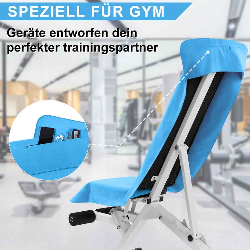 Laden Sie das Bild in Galerie -Viewer, Fitnesshanddoek Microvezel 120x50 cm Sneldrogend met Ritsvak – Sporthanddoek – Reishanddoek
