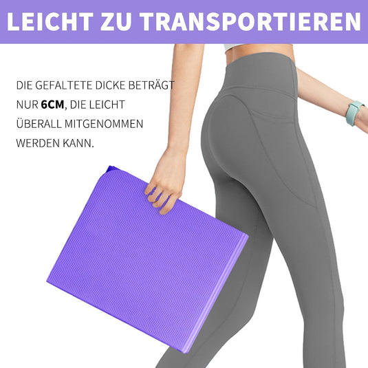 Opvouwbare yogamat TPE antislip 6 mm