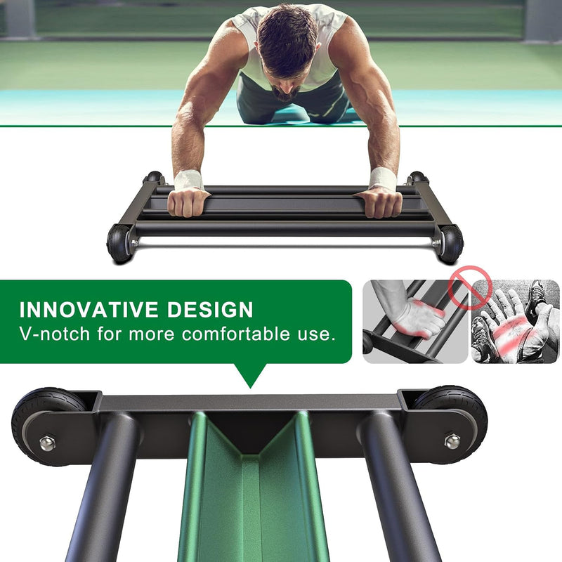 Laad afbeelding in Galerijviewer, Hamstring roller met V-vormige voetsteun en soepele wielen – glute trainer – core trainer
