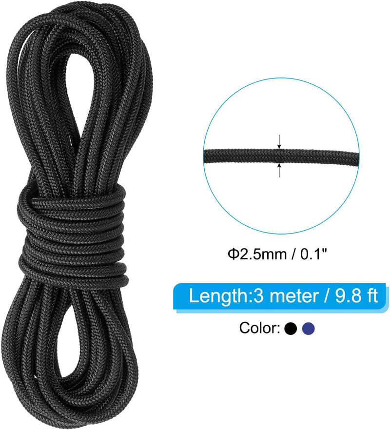 Carica immagine in Galleria Viewer, Boogschieten D-lus touw 3 m x 2,5 mm (2 stuks) - Polypropeen D-ring release koord - Compound boog pees accessoire
