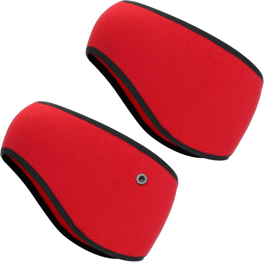 Fleece oorwarmers 2 stuks – warme sporthoofdbanden – hardloop fiets accessoires