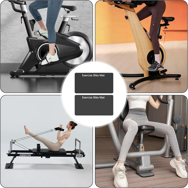 Chargez l'image dans la visionneuse de la galerie, Beschermmatten fitnessapparatuur 2 stuks – 60 x 30 cm – 3 mm rubber – antislip vloermat voor hometrainer en loopband
