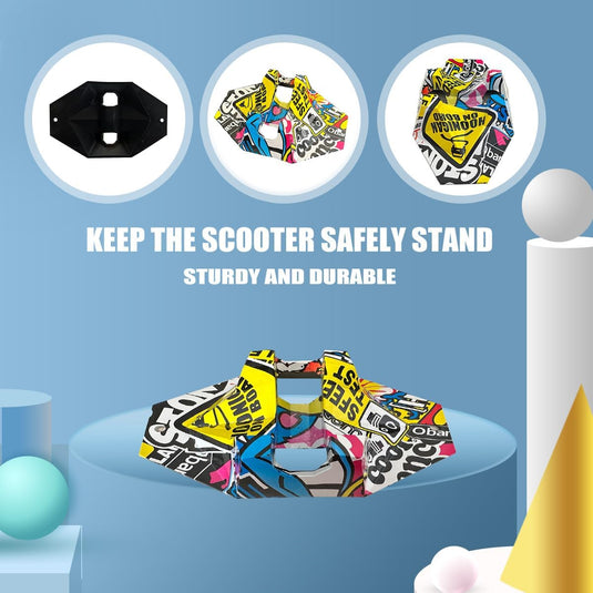 Universele stuntstepstandaard, stepstandaard, voor Pro Stunt Scooter, e-scooter/stuntstep, trick step, freestyle step, 95 mm tot 125 mm wielen