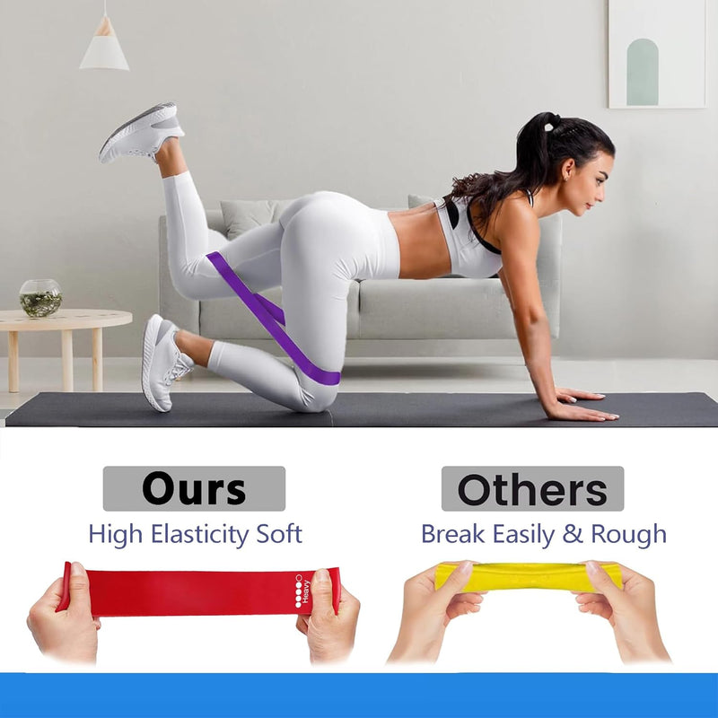 Load image into Gallery viewer, Resistance Band Set Van 5, Hoogwaardige Weerstandsbanden, Resistance Band Set Met Oefeninstructies En Draagtas, Gymnastiekband Voor Yoga, Pilates, Fitness, thuis trainen, stretchen
