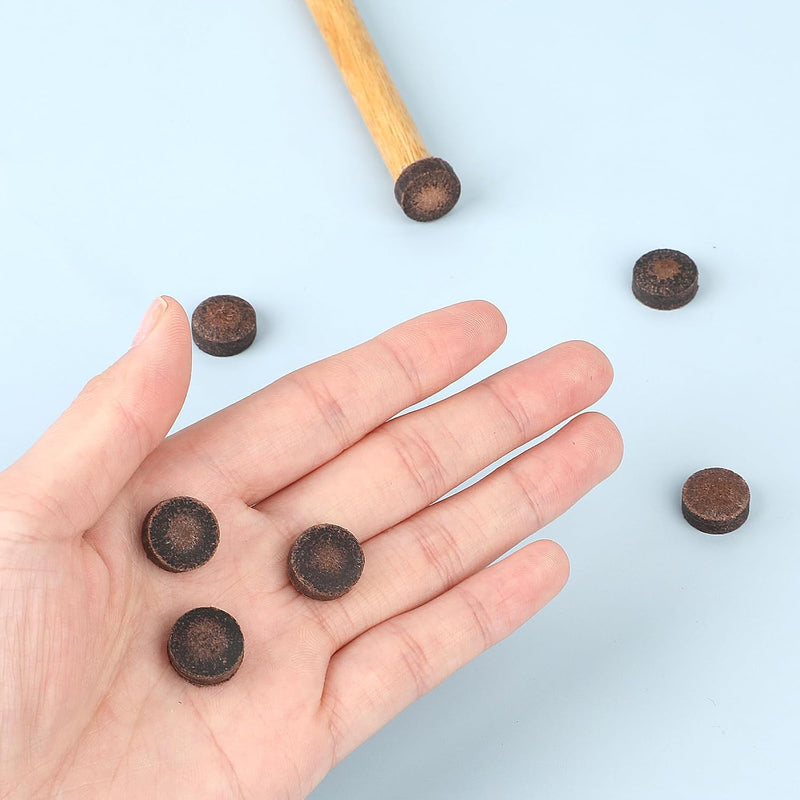 Laad afbeelding in Galerijviewer, JJUNW 20 stuks biljartkeu punten, 13mm poolkeu punten vervangingsset, biljart poolkeu tips vervangingstips biljart keu accessoires set voor biljartstokken snooker poolkeu
