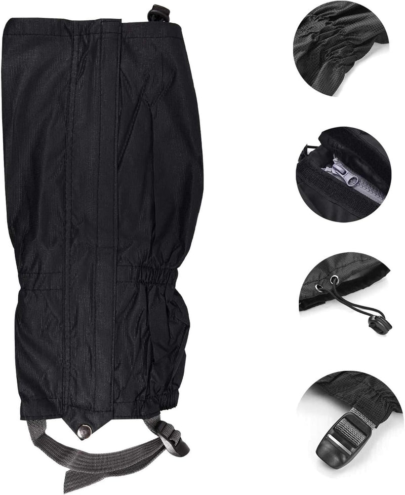 Laad afbeelding in Galerijviewer, TRIXES Pair of Waterproof Outdoor Hiking Walking Climbing Snow Legging Gaiters
