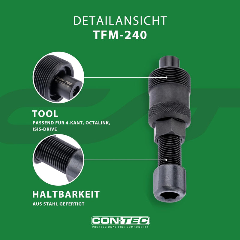 Laad afbeelding in Galerijviewer, CONTEC Gereedschap cranktrekker, zwart, eenheidsmaat
