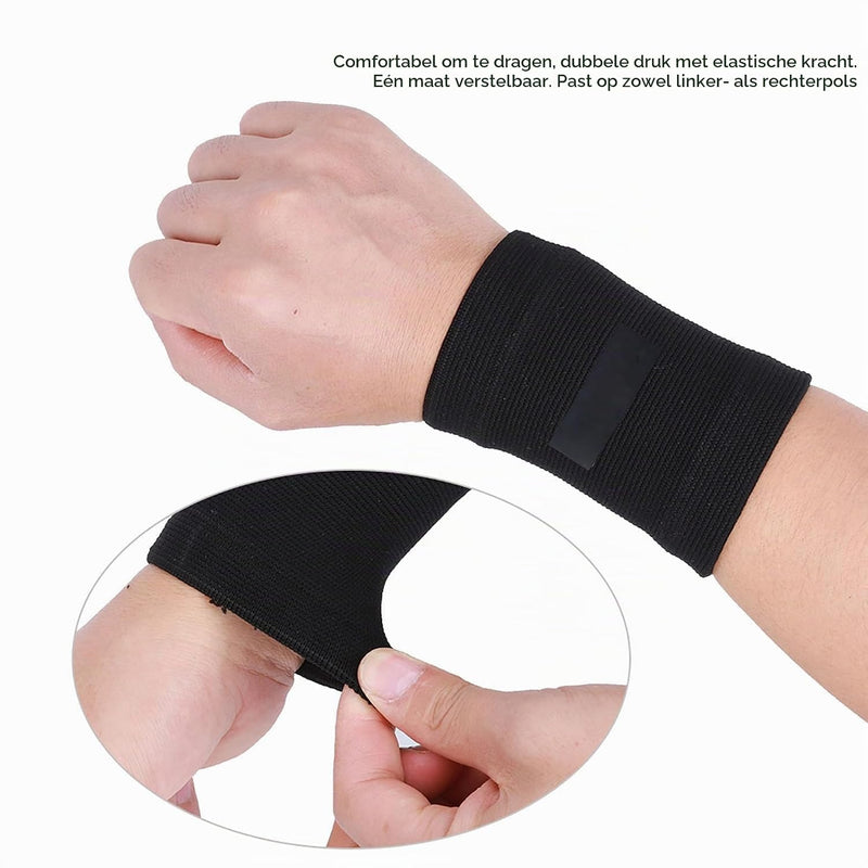 Load image into Gallery viewer, Verstelbare polsbandages 2 stuks van neopreen met klittenbandsluiting voor sport – polsondersteuning – polscompressie
