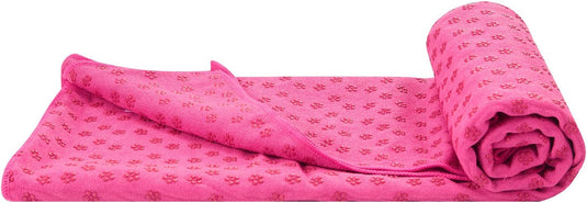 Yogahanddoek antislip sneldrogend met draagtas