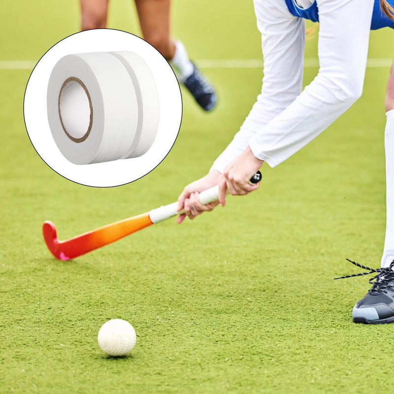 Laad afbeelding in Galerijviewer, PEUTIER 12pcs Lacrosse Stick Tapes, Cotton Lacrosse Tape 1in and 1/2in Non-Precut Hockey Stick Grip Tapes Sweat-Absorbent Lacrosse Stick Grip Tape for Lacrosse Golf Baseball Bats White Bar Cloth Tape
