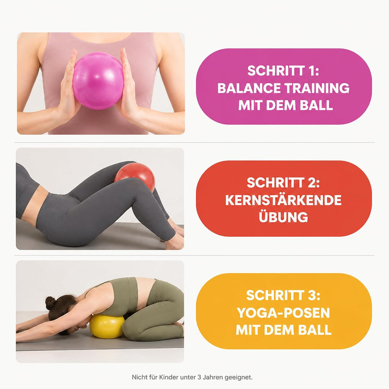 Laden Sie das Bild in Galerie -Viewer, Zachte pilates en yogabal 26 cm blauw
