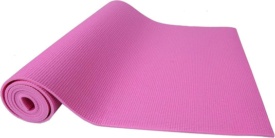 Yogamat schuim antislip 6 mm groen met draagriem