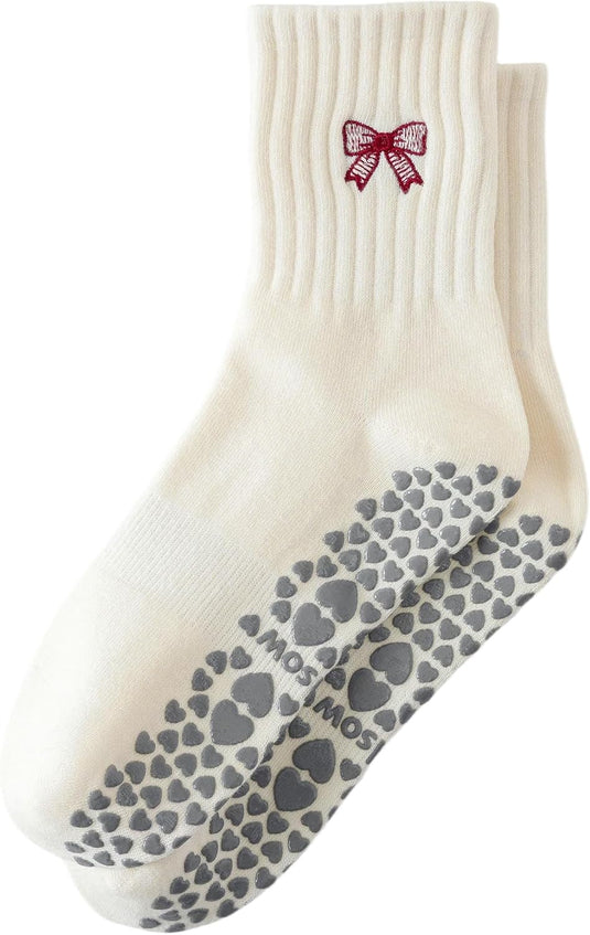 Pilates antislip sokken dames maat 36-40 met gripnoppen – yoga sokken – fitness sokken