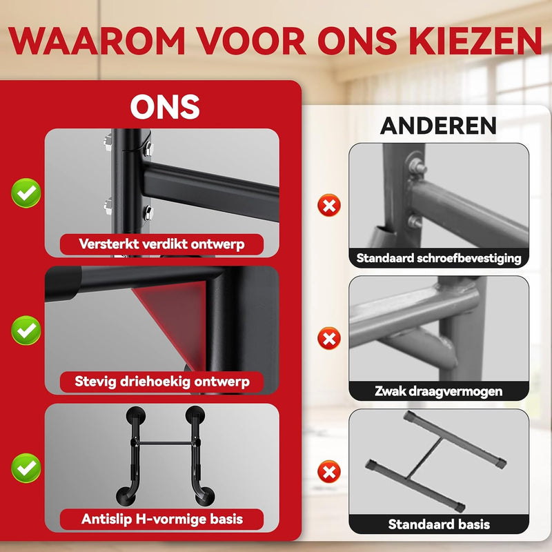 Laden Sie das Bild in Galerie -Viewer, Verstelbare power tower 4-in-1 met optrekstang en dipstation tot 120 kg – krachtstation – fitnessrek
