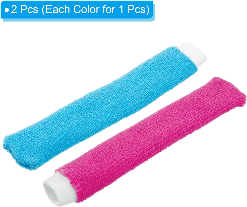 Laden Sie das Bild in Galerie -Viewer, Badminton handdoek grips 2 stuks antislip en zweetabsorberend grijs-rood – racket overgrips – badminton accessoires
