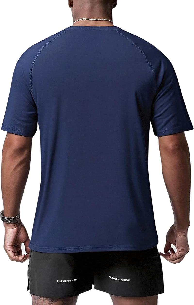 Chargez l'image dans la visionneuse de la galerie, Heren sportshirts 3 of 5 stuks sneldrogend en ademend – fitness shirt – hardloopshirt
