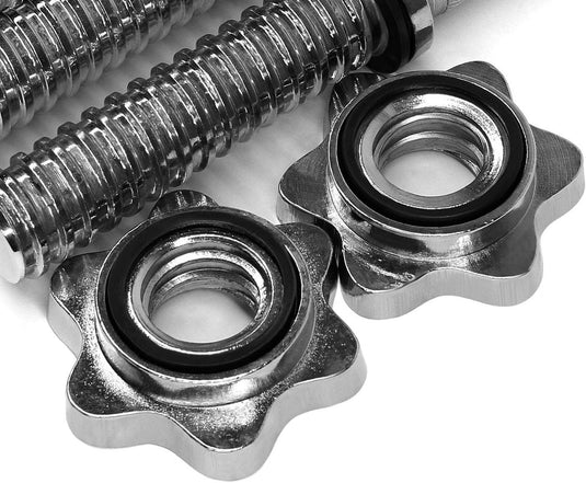 Yaheetech 25 kg SZ curlset lange halterset, stang met 6 schijven, krachttraining, gewichten, halterstangenset