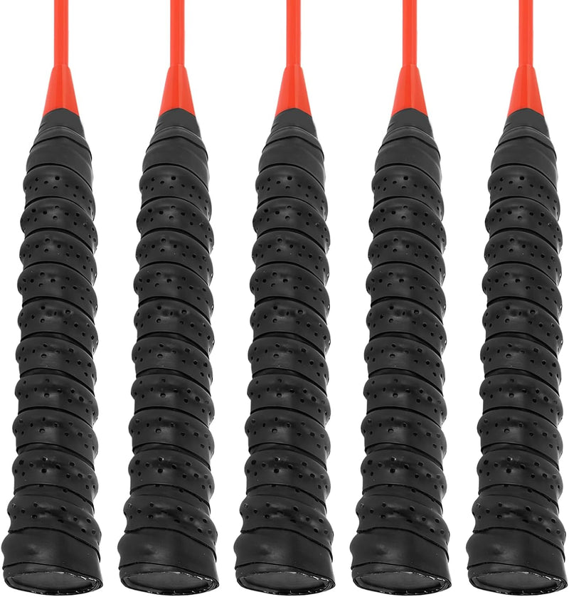Load image into Gallery viewer, Tennis gripband set 5 stuks zwart
