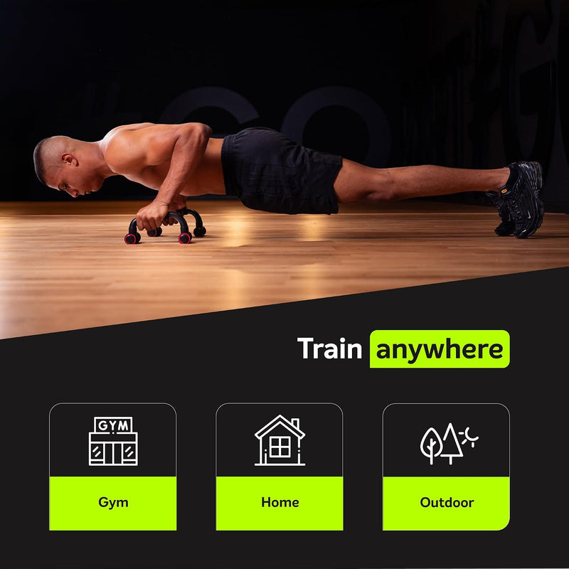 Laad afbeelding in Galerijviewer, Opvouwbare push-up bars 2 stuks met schuimhandgrepen tot 200 kg – parallettes – calisthenics
