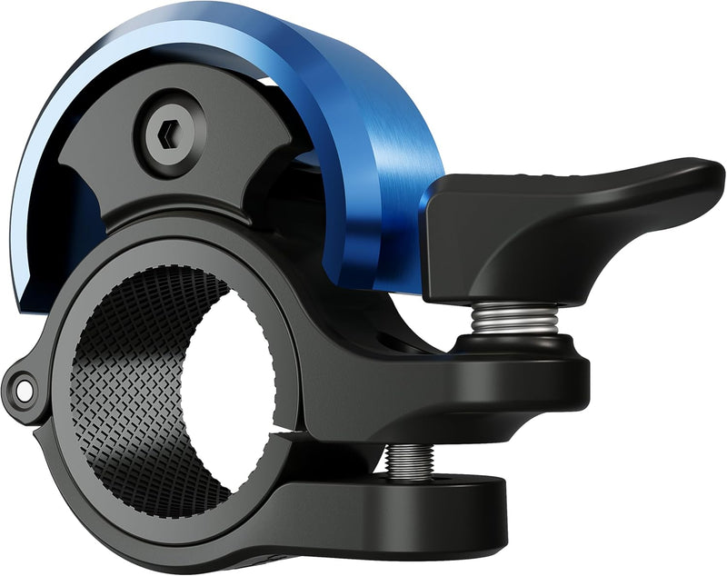 Load image into Gallery viewer, Fietsklingel voor stuur 19-25,4 mm luid en waterbestendig blauw – fietsbel – fietsklingel
