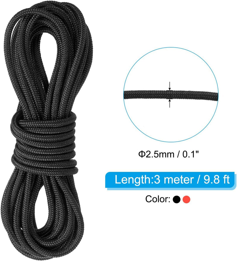 Carica immagine in Galleria Viewer, Boogschieten D-lus touw 3 m x 2,5 mm (2 stuks) - Polypropeen D-ring release koord - Compound boog pees accessoire
