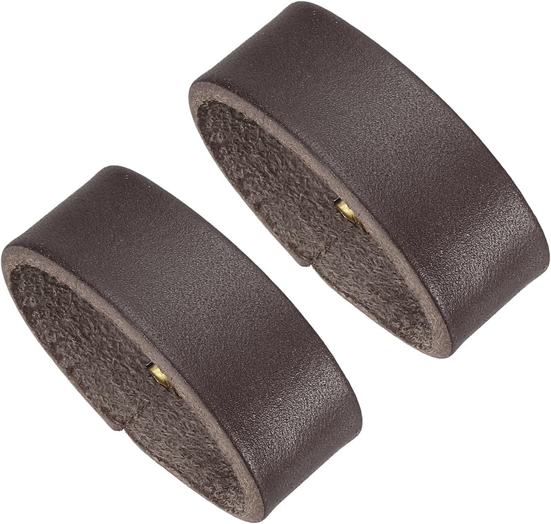 Laad afbeelding in Galerijviewer, Leren riemlussen 2 stuks voor riemen 38-40 mm – riemhouders – vervangende keeper loops
